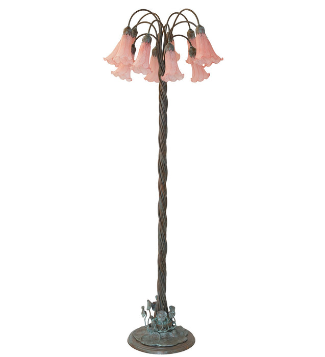 Meyda Tiffany 18255 12 Light Floor Lamp, Bronze