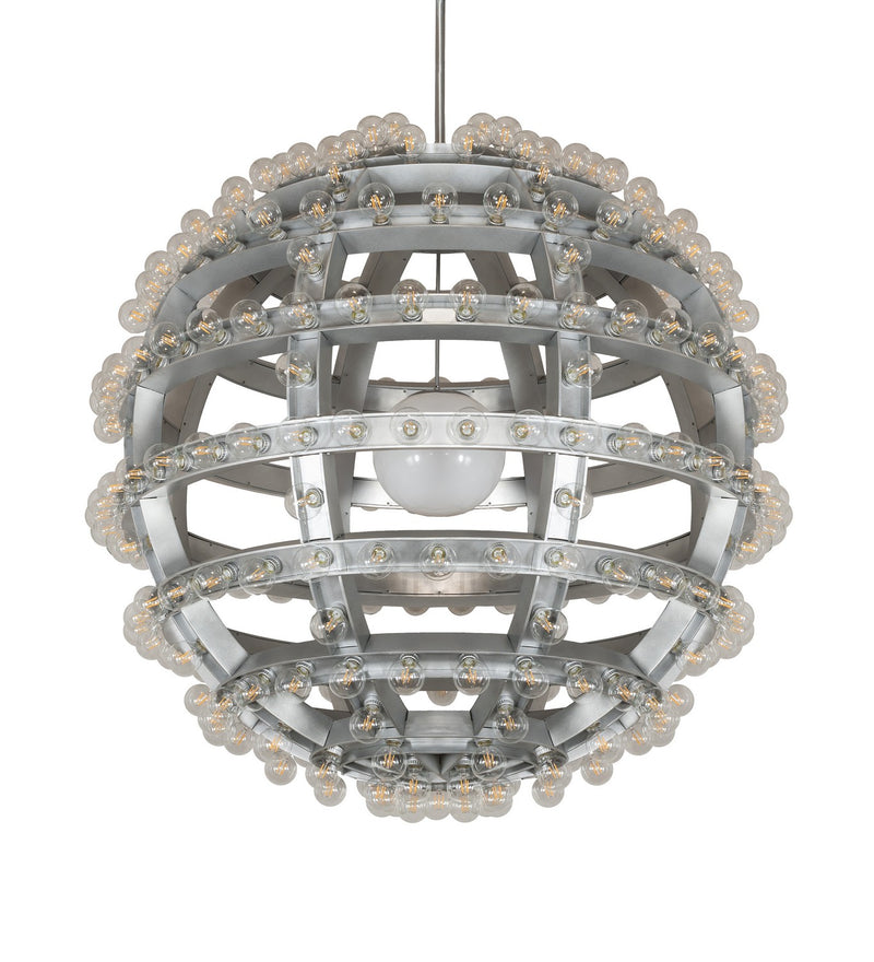 Meyda Tiffany 256168 LED Chandelier, Sparkle Silver