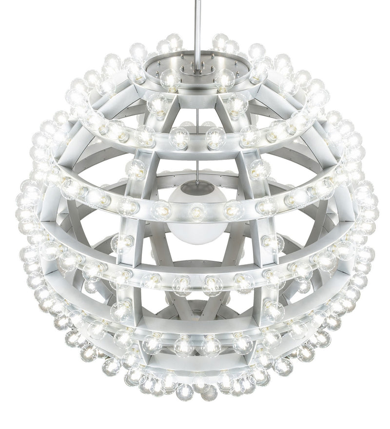 Meyda Tiffany 256168 LED Chandelier, Sparkle Silver