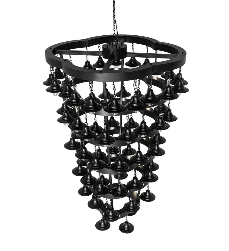Meyda Tiffany 257009 LED Chandelier, Solar Black