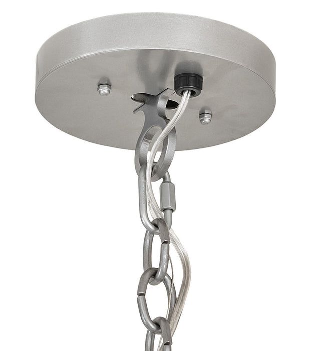 Meyda Tiffany 259236 Four Light Pendant, Nickel