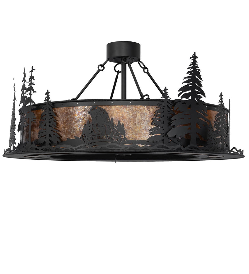 Meyda Tiffany 259237 16 Light Chandel-Air, Textured Black