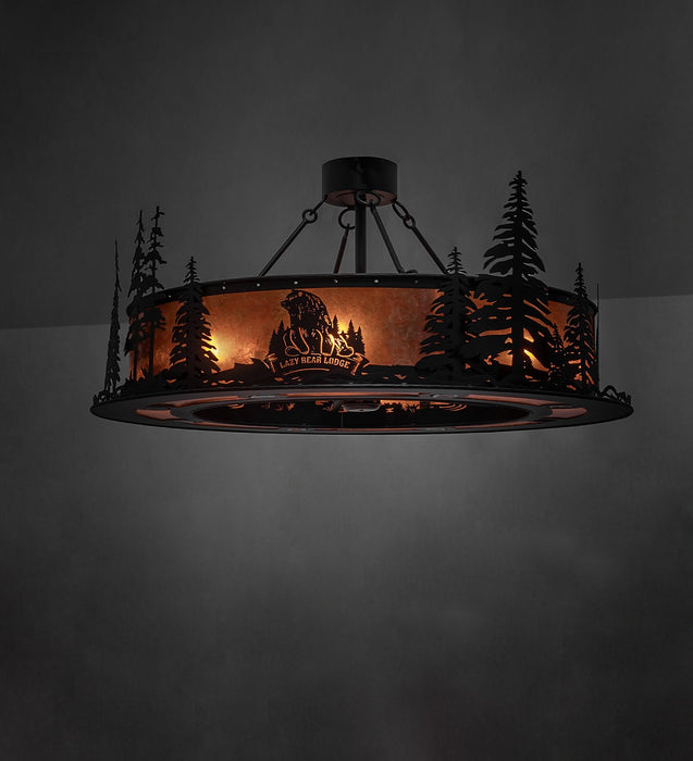 Meyda Tiffany 259237 16 Light Chandel-Air, Textured Black