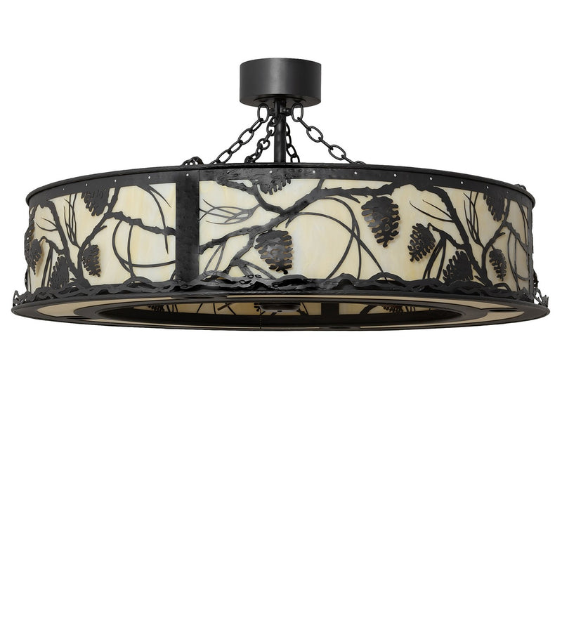 Meyda Tiffany 259905 12 Light Chandel-Air, Wrought Iron