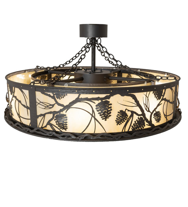 Meyda Tiffany 259905 12 Light Chandel-Air, Wrought Iron