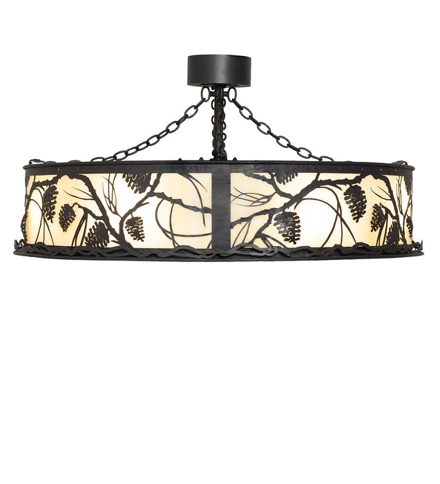 Meyda Tiffany 259905 12 Light Chandel-Air, Wrought Iron