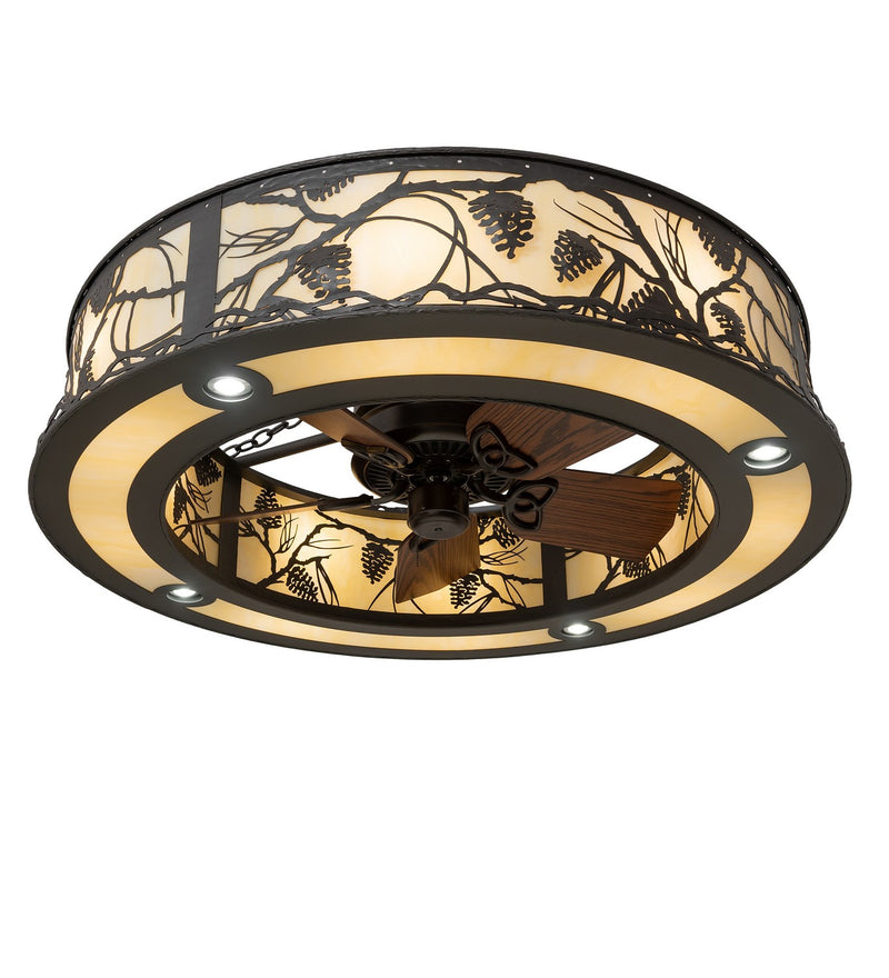 Meyda Tiffany 259905 12 Light Chandel-Air, Wrought Iron