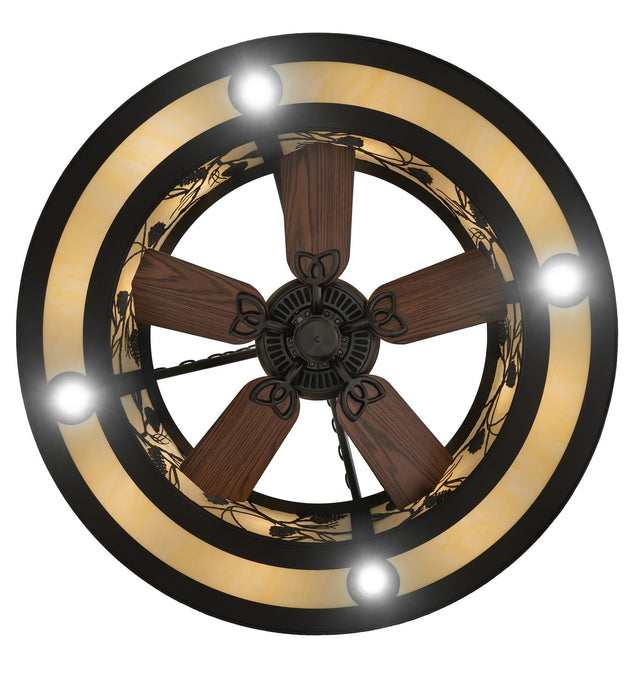 Meyda Tiffany 259905 12 Light Chandel-Air, Wrought Iron