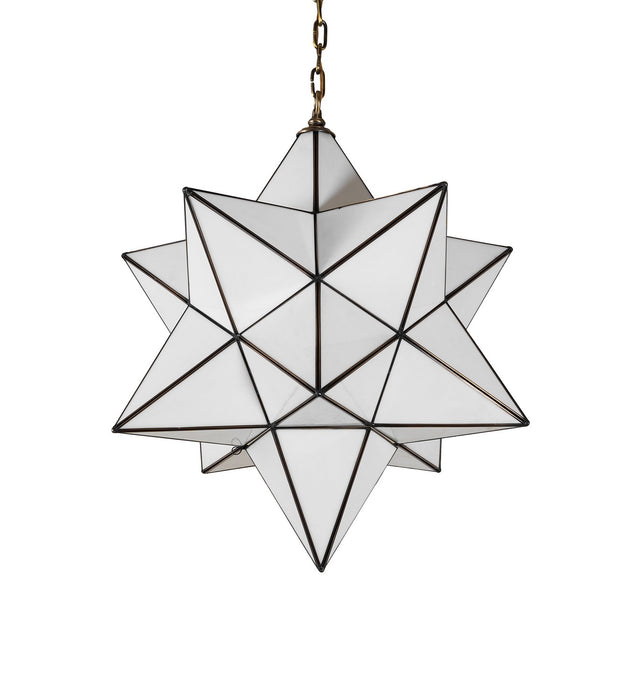 Meyda Tiffany 260247 One Light Pendant, Antique Brass