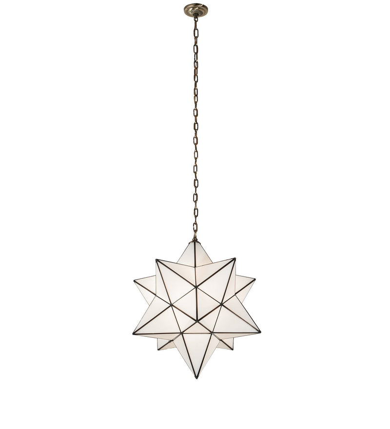 Meyda Tiffany 260247 One Light Pendant, Antique Brass
