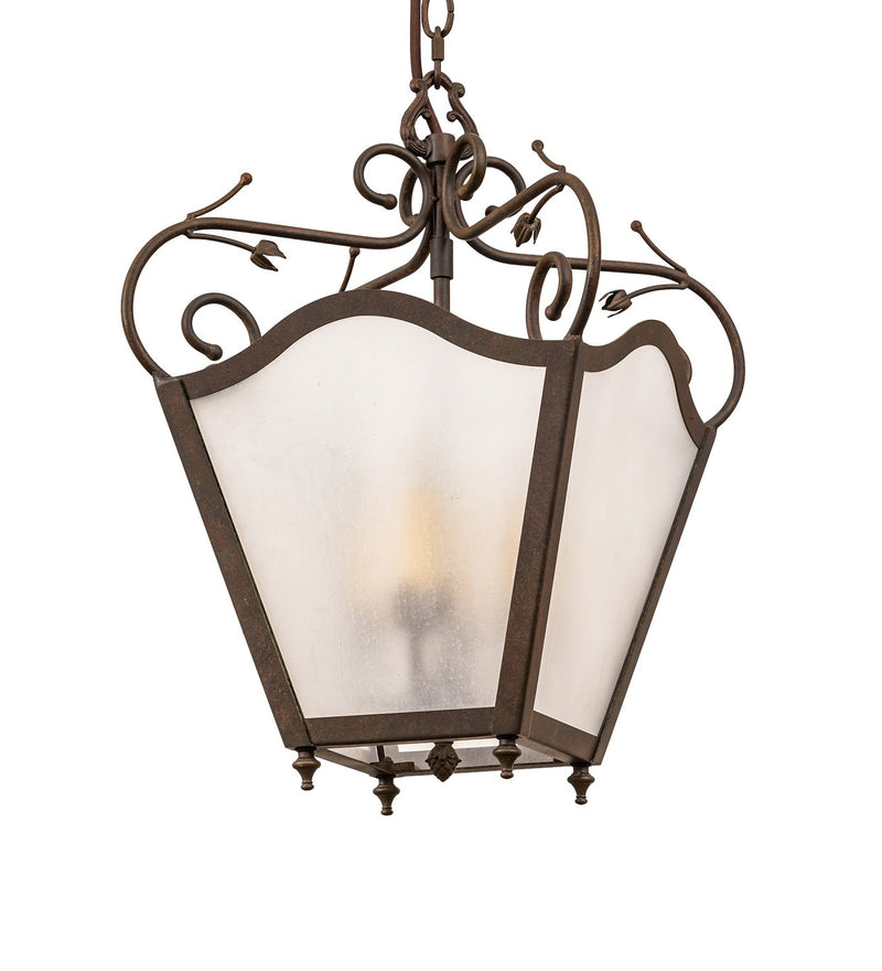 Meyda Tiffany 260382 Four Light Pendant, Organic Rust
