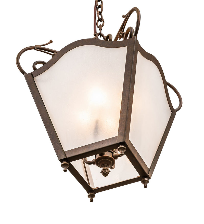 Meyda Tiffany 260382 Four Light Pendant, Organic Rust