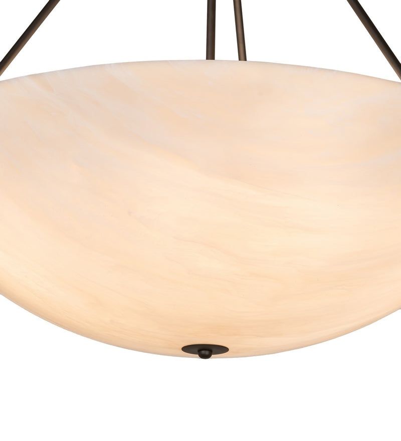 Meyda Tiffany 260411 Five Light Semi-Flushmount, Oil Rubbed Bronze
