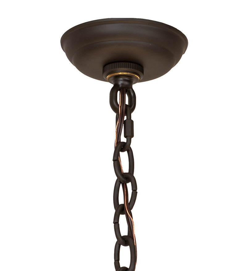 Meyda Tiffany 260412 Eight Light Pendant, Oil Rubbed Bronze