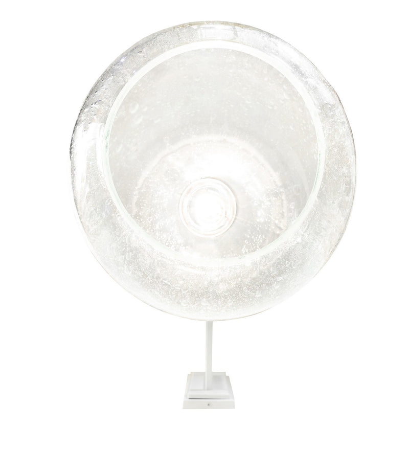Meyda Tiffany 260447 LED Wall Sconce, Gloss White