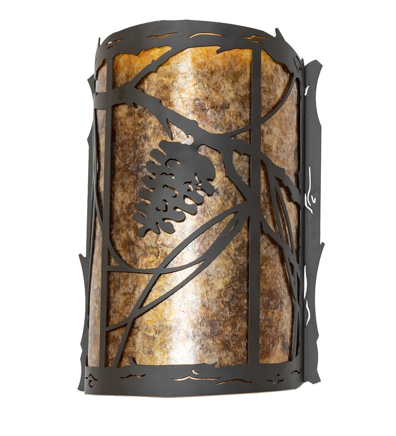 Meyda Tiffany 261020 Two Light Wall Sconce, Oil Rubbed Bronze