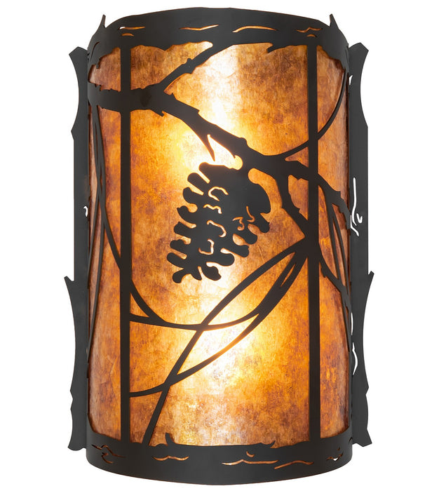 Meyda Tiffany 261020 Two Light Wall Sconce, Oil Rubbed Bronze