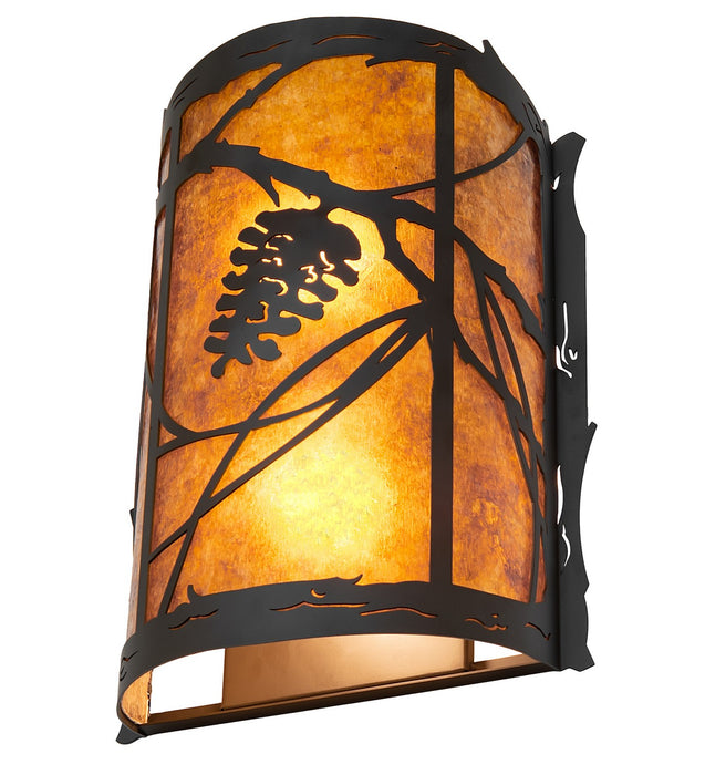 Meyda Tiffany 261020 Two Light Wall Sconce, Oil Rubbed Bronze