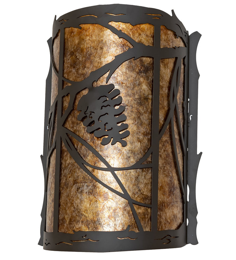Meyda Tiffany 261021 Two Light Wall Sconce, Oil Rubbed Bronze