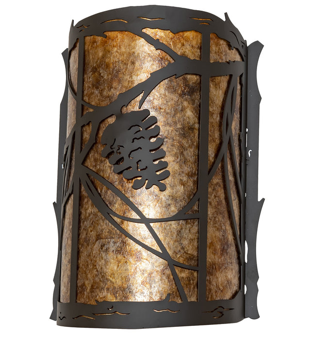 Meyda Tiffany 261021 Two Light Wall Sconce, Oil Rubbed Bronze