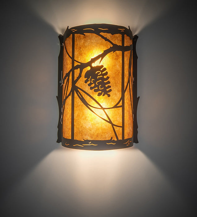 Meyda Tiffany 261021 Two Light Wall Sconce, Oil Rubbed Bronze