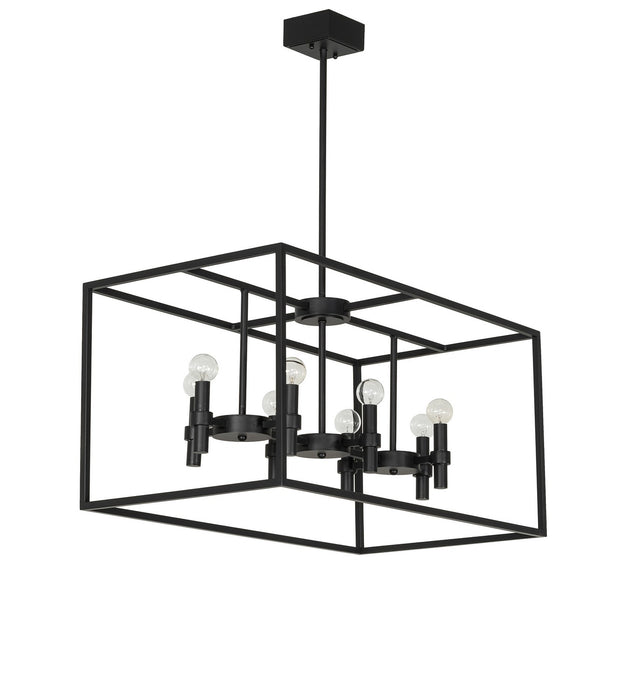 Meyda Tiffany 262999 LED Island Pendant, Solar Black