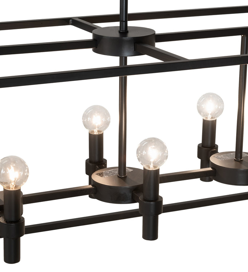 Meyda Tiffany 262999 LED Island Pendant, Solar Black
