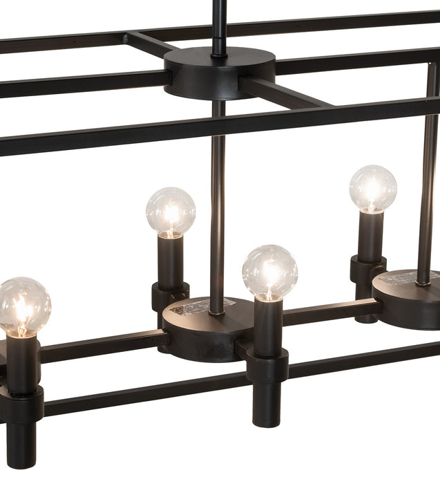 Meyda Tiffany 262999 LED Island Pendant, Solar Black