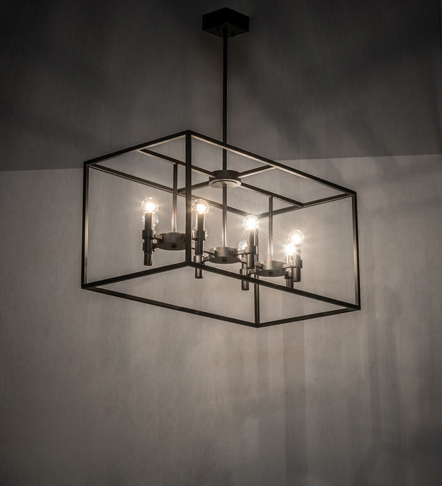 Meyda Tiffany 262999 LED Island Pendant, Solar Black