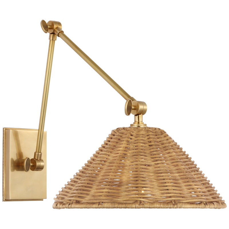 Visual Comfort Signature MF 2201SB-NTW LED Wall Sconce, Soft Brass