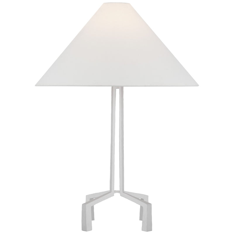 Visual Comfort Signature MF 3350PW-L LED Table Lamp, Plaster White