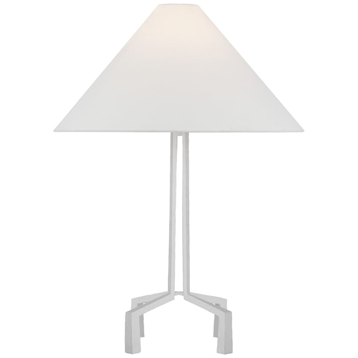 Visual Comfort Signature MF 3350PW-L LED Table Lamp, Plaster White