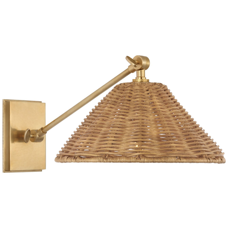 Visual Comfort Signature MF 2200SB-NTW LED Wall Sconce, Soft Brass