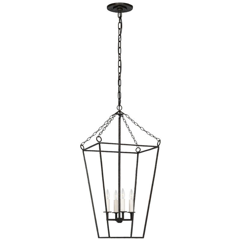 Visual Comfort Signature MF 5102AI LED Lantern, Aged Iron