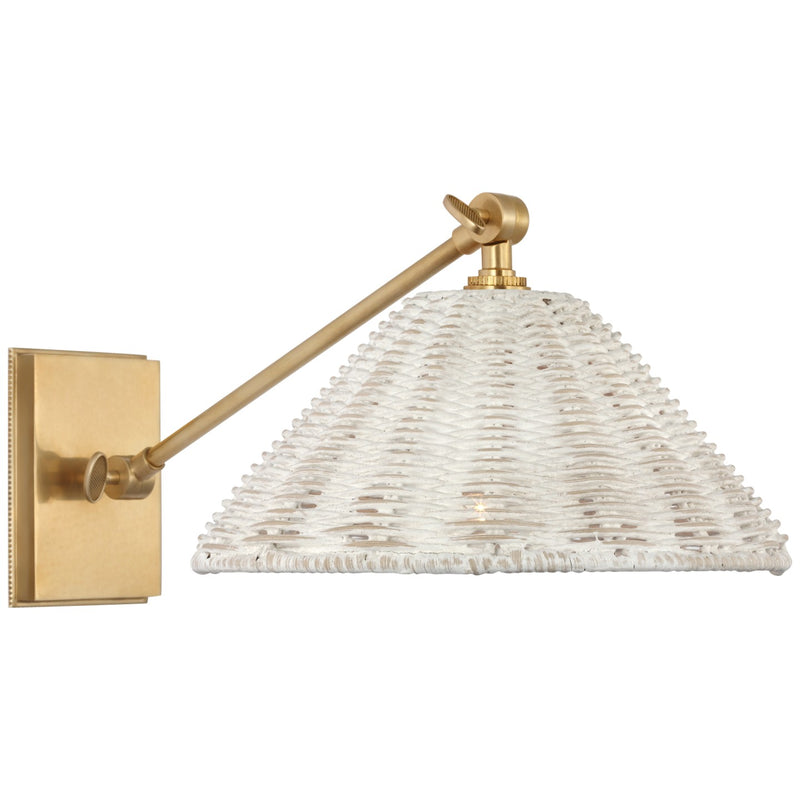 Visual Comfort Signature MF 2200SB-WW LED Wall Sconce, Soft Brass