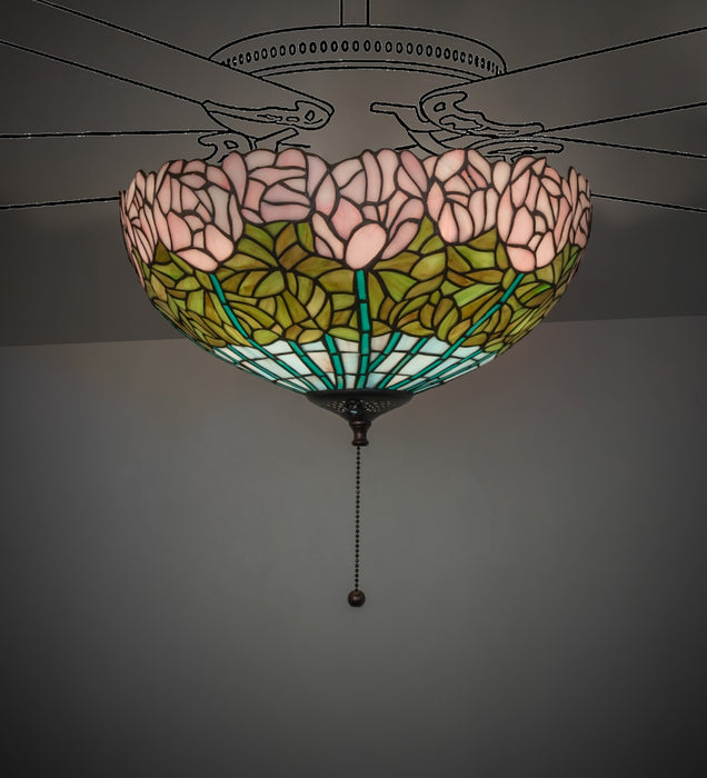 Meyda Tiffany 254436 Three Light Fan Light Fixture
