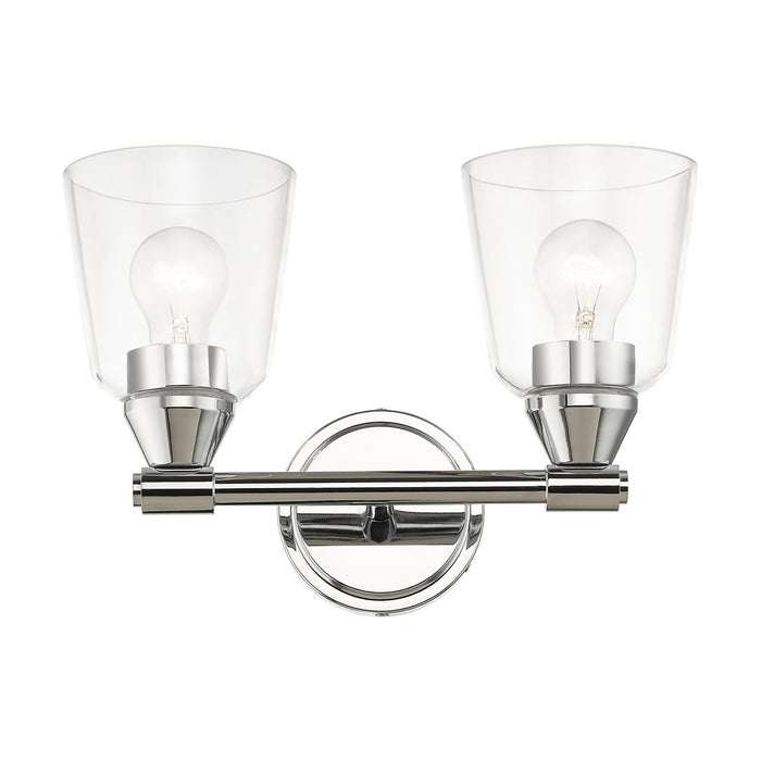 Livex Lighting 16782-05 Two Light Vanity Sconce, Polished Chrome