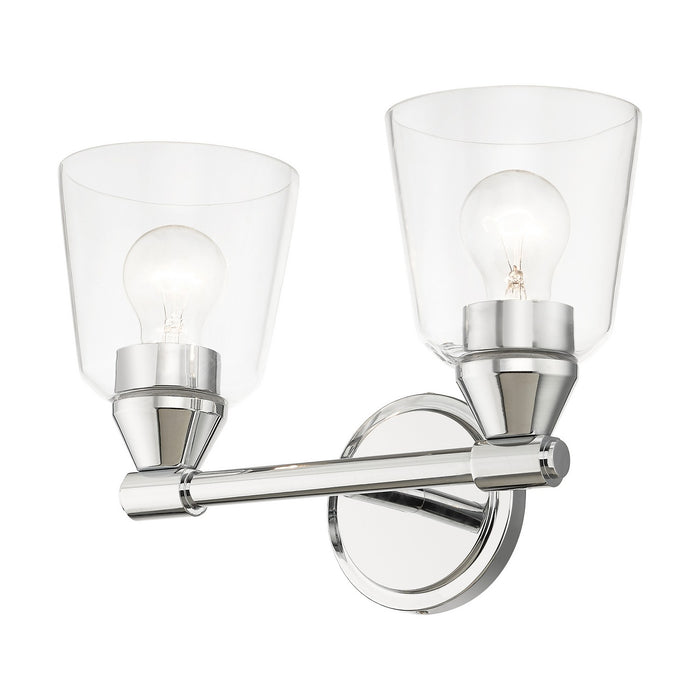 Livex Lighting 16782-05 Two Light Vanity Sconce, Polished Chrome