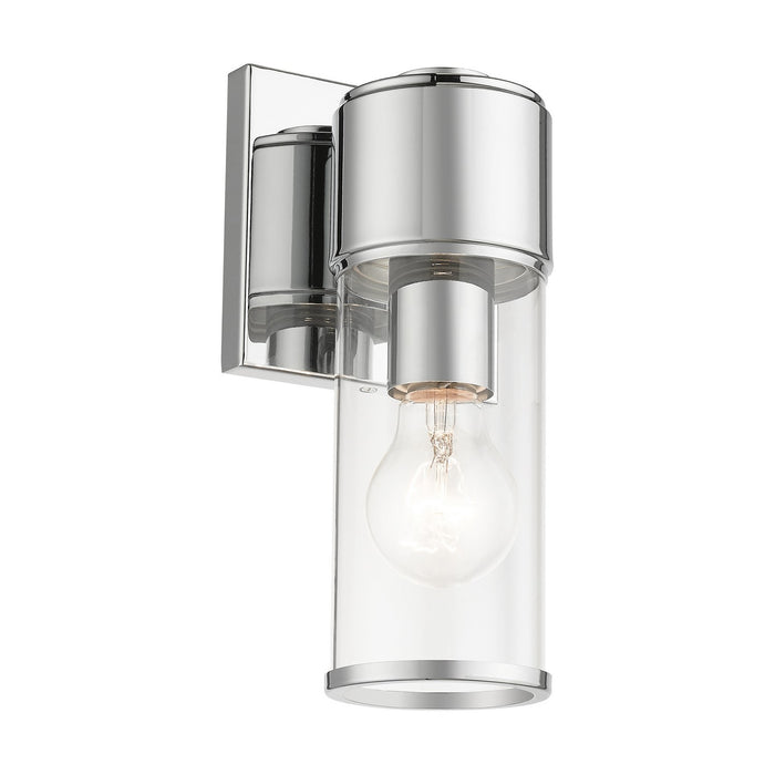 Livex Lighting 17141-05 One Light Wall Sconce, Polished Chrome