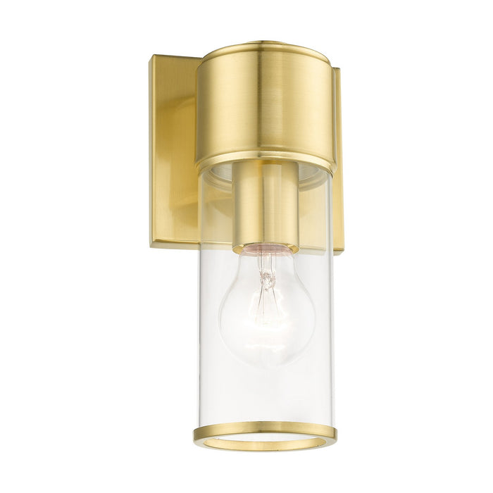 Livex Lighting 17141-12 One Light Wall Sconce, Satin Brass