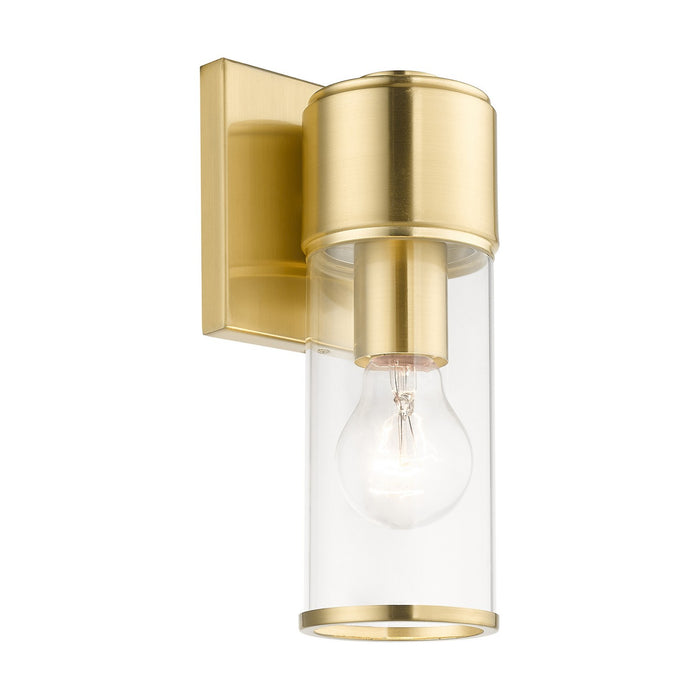 Livex Lighting 17141-12 One Light Wall Sconce, Satin Brass