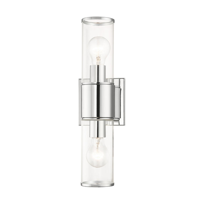 Livex Lighting 17142-05 Two Light Vanity Sconce, Polished Chrome