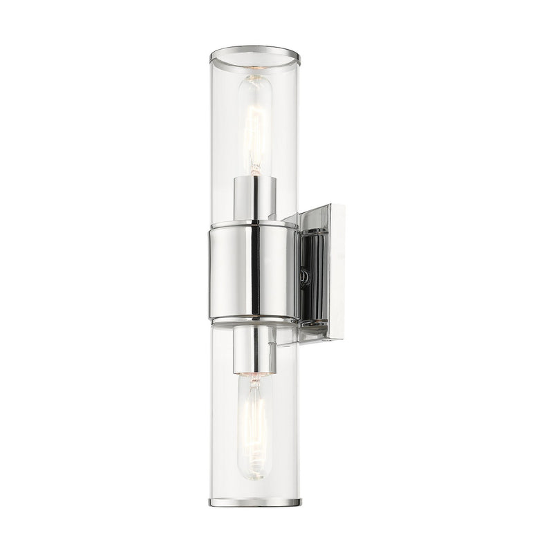 Livex Lighting 17142-05 Two Light Vanity Sconce, Polished Chrome