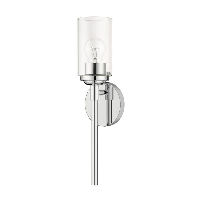 Livex Lighting 18081-05 One Light Wall Sconce, Polished Chrome