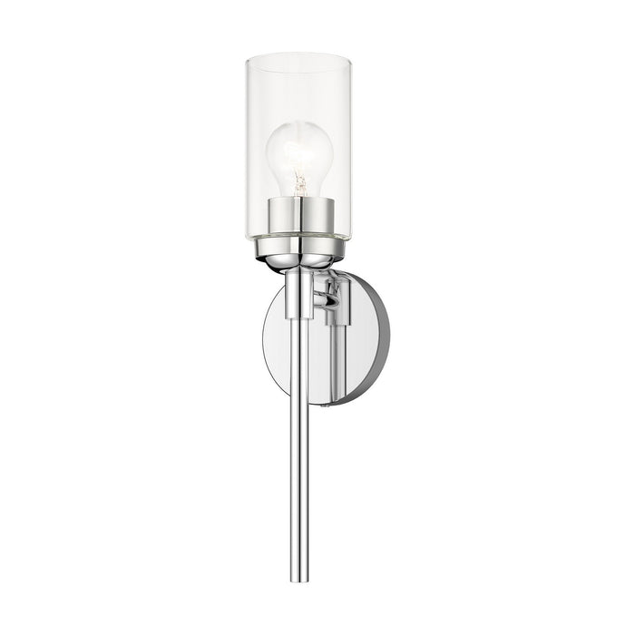 Livex Lighting 18081-05 One Light Wall Sconce, Polished Chrome