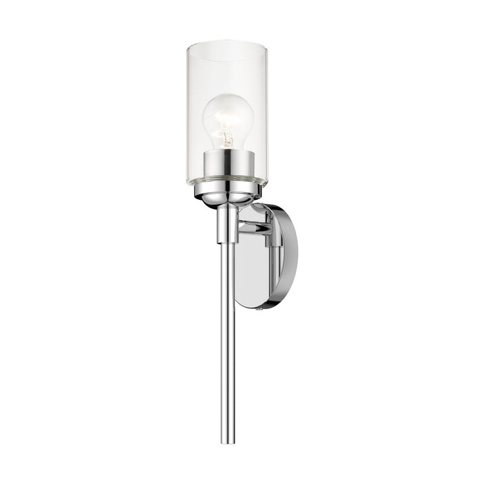 Livex Lighting 18081-05 One Light Wall Sconce, Polished Chrome