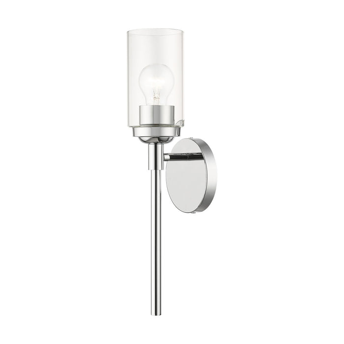 Livex Lighting 18081-05 One Light Wall Sconce, Polished Chrome