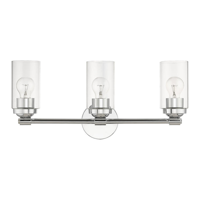 Livex Lighting 18083-05 Three Light Vanity Sconce, Polished Chrome