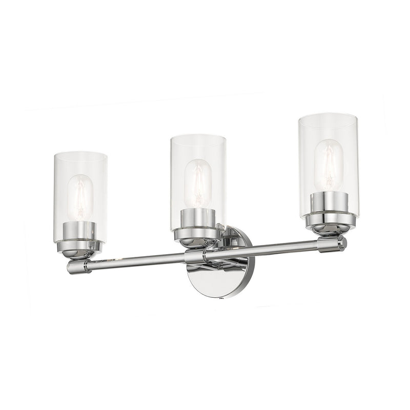 Livex Lighting 18083-05 Three Light Vanity Sconce, Polished Chrome