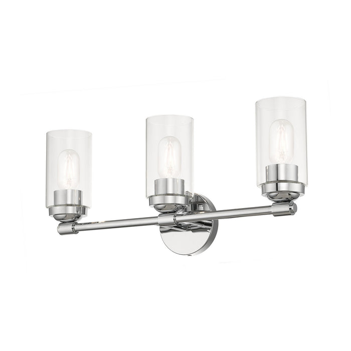 Livex Lighting 18083-05 Three Light Vanity Sconce, Polished Chrome